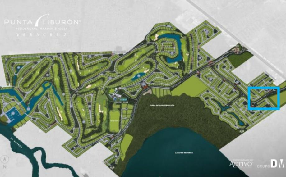 Lotes de Terreno en venta en Residencial Punta Tiburon, Riviera Veracruzana.