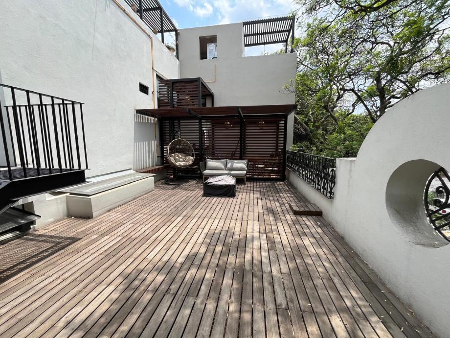 Venta de Departamento a estrenar en planta baja con Roof Privado en Col. Escandón