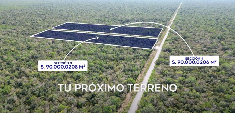 TERRENOS DE 90,000 CADA UNO EN VENTA EN RUTA DE LOS CENOTES EN PUERTO MORELOS QUINTANA ROO COLDWELL BANKER